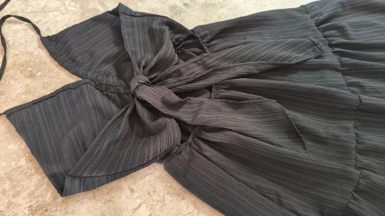 Modas mali vestido Midi frente única  - Foto 5