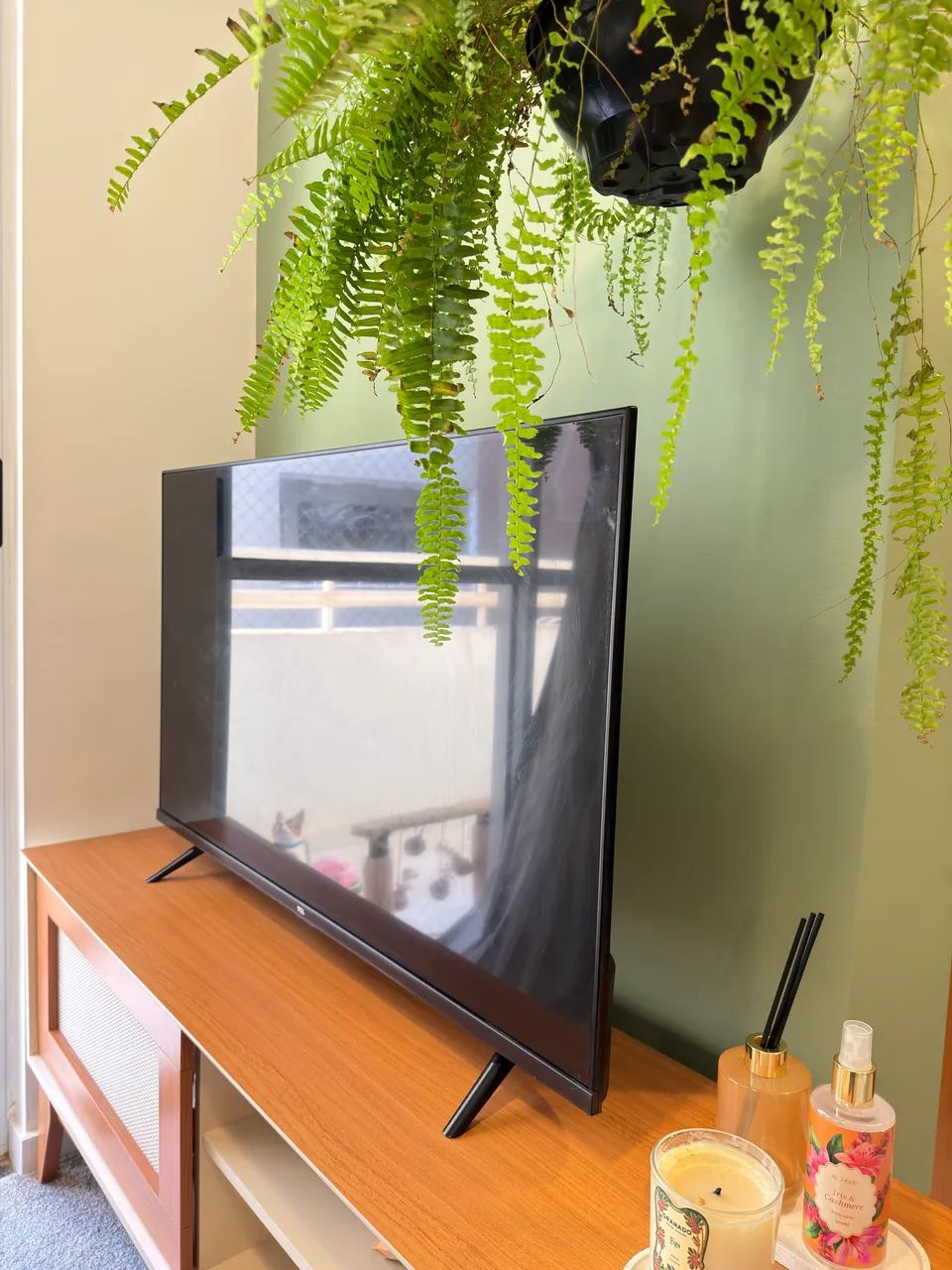 Rack para TV de até 50 polegadas, usado somente por 3 meses - Foto 3