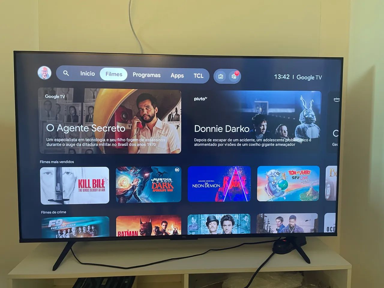 Smart TV 55? LED TCL 55P755 Wi-Fi Bluetooth - 3 HDMI 1 USB