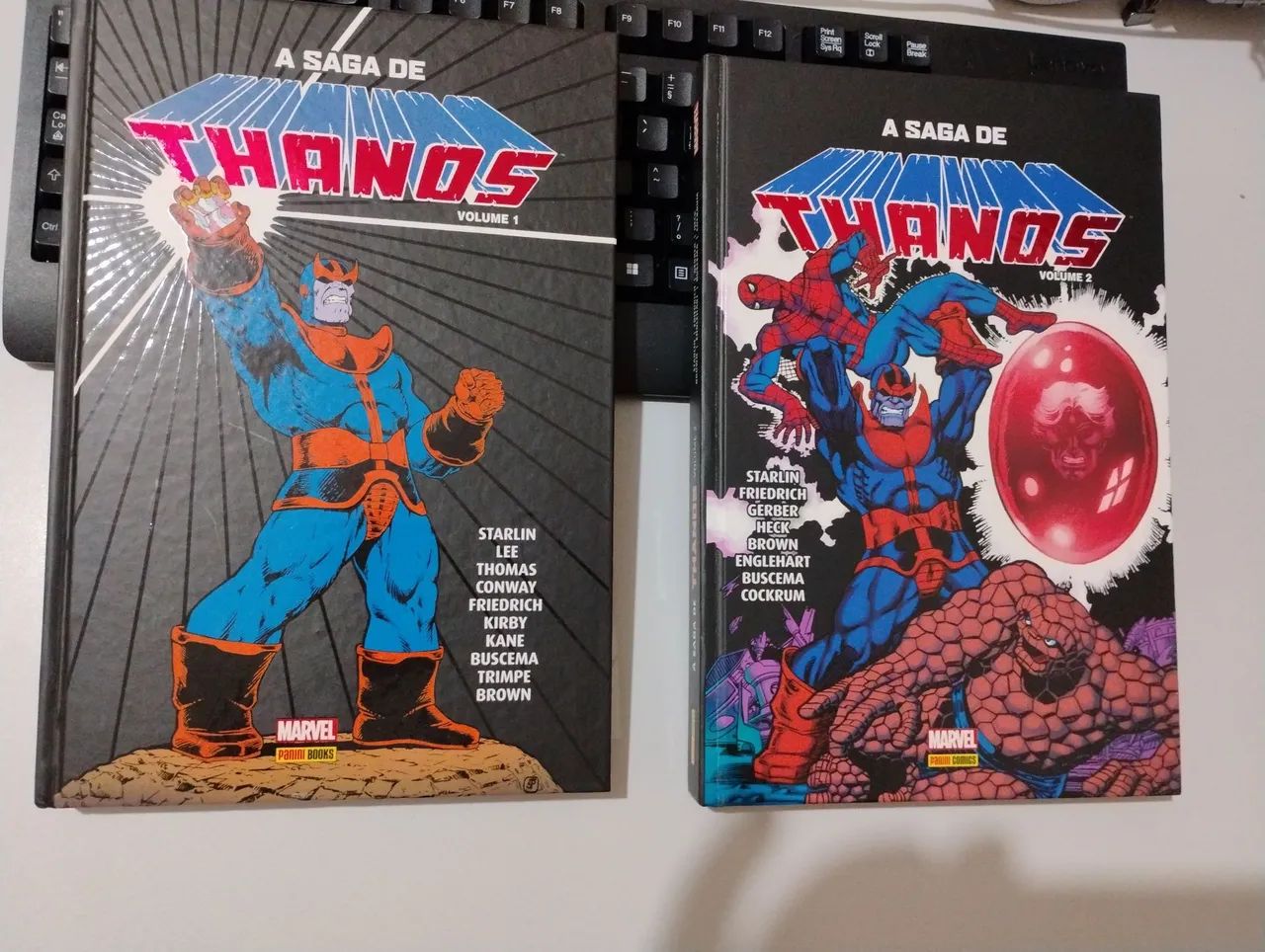 A Saga de Thanos deluxe completa 1 e 2