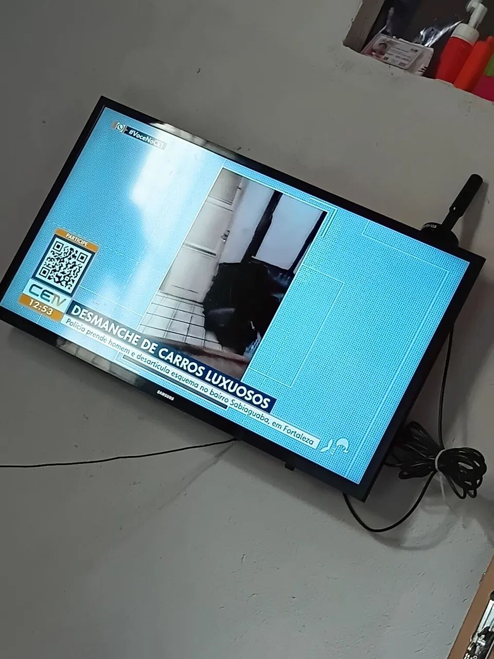 TV Samsung 32 polegadas funciona tudo perfeitamente 