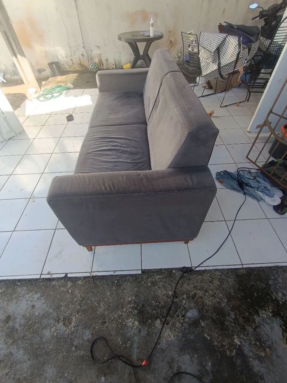 Sofá Suede 2 lugares Precinho - Foto 3