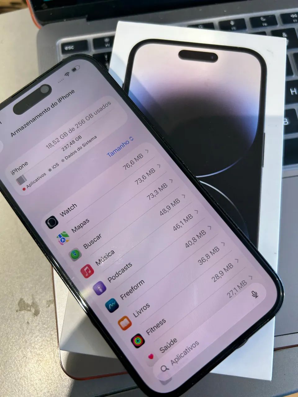 iPhone 14 Pro 256 GB grafite - Foto 4