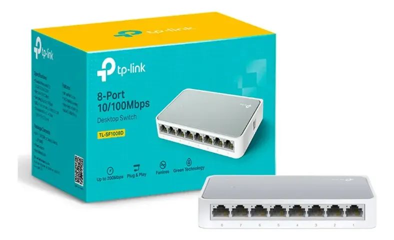 DESKTOP SWITCH TP-LINK - 100MBPS - Foto 4