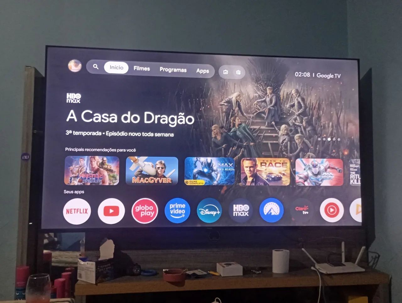 Smart TV 70" Philips 4K UHD DLED 70PUG7019/78 Google TV Quad Core Google Assistente 3 HDMI - Foto 2