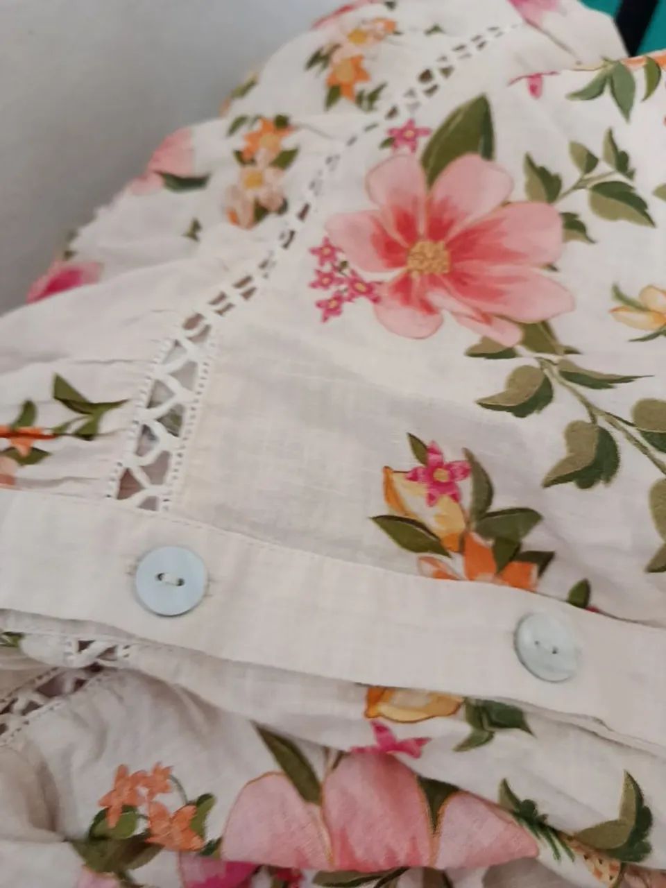 Blusa feminina floral G - Foto 5