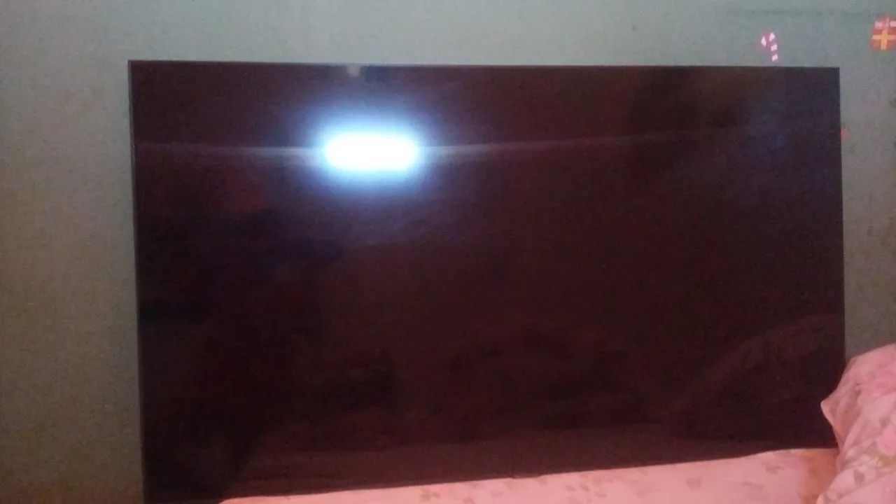 Tv 55 polegadas Samsung com defeito no display  - Foto 4