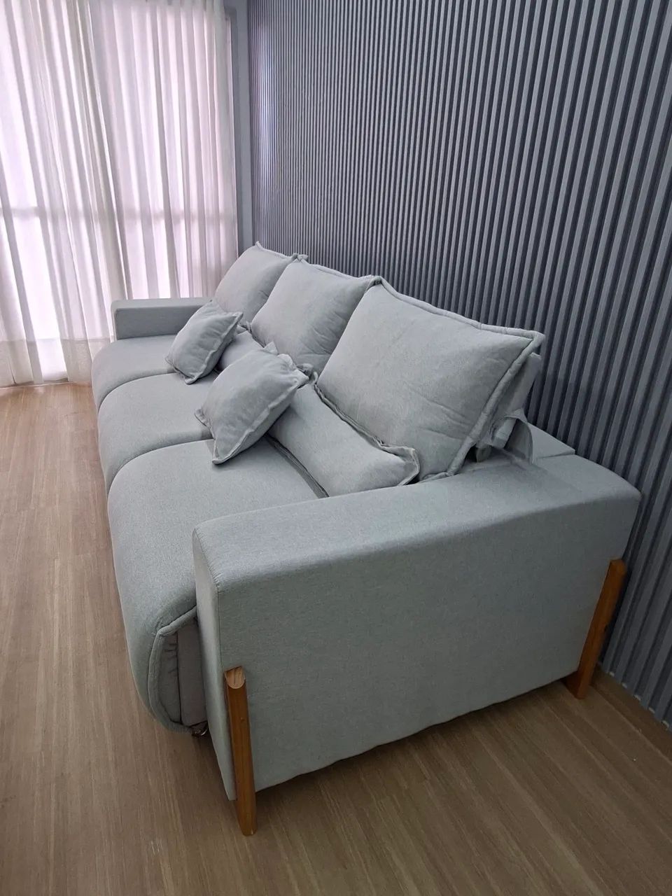 Sofá retrátil 2,70 m, novo - Foto 3