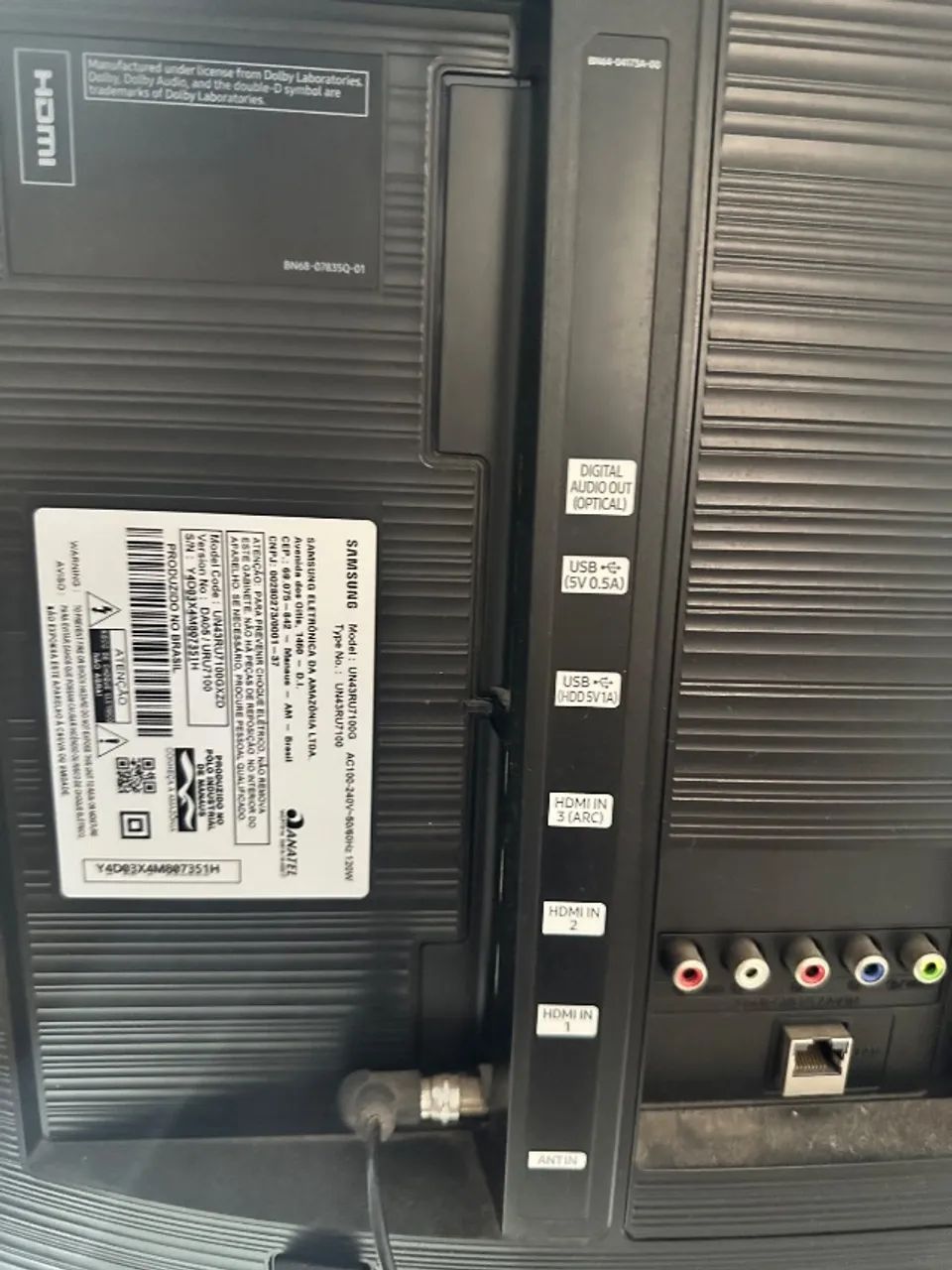 Samsung Smart UHD 4K (43 polegadas). - Foto 3