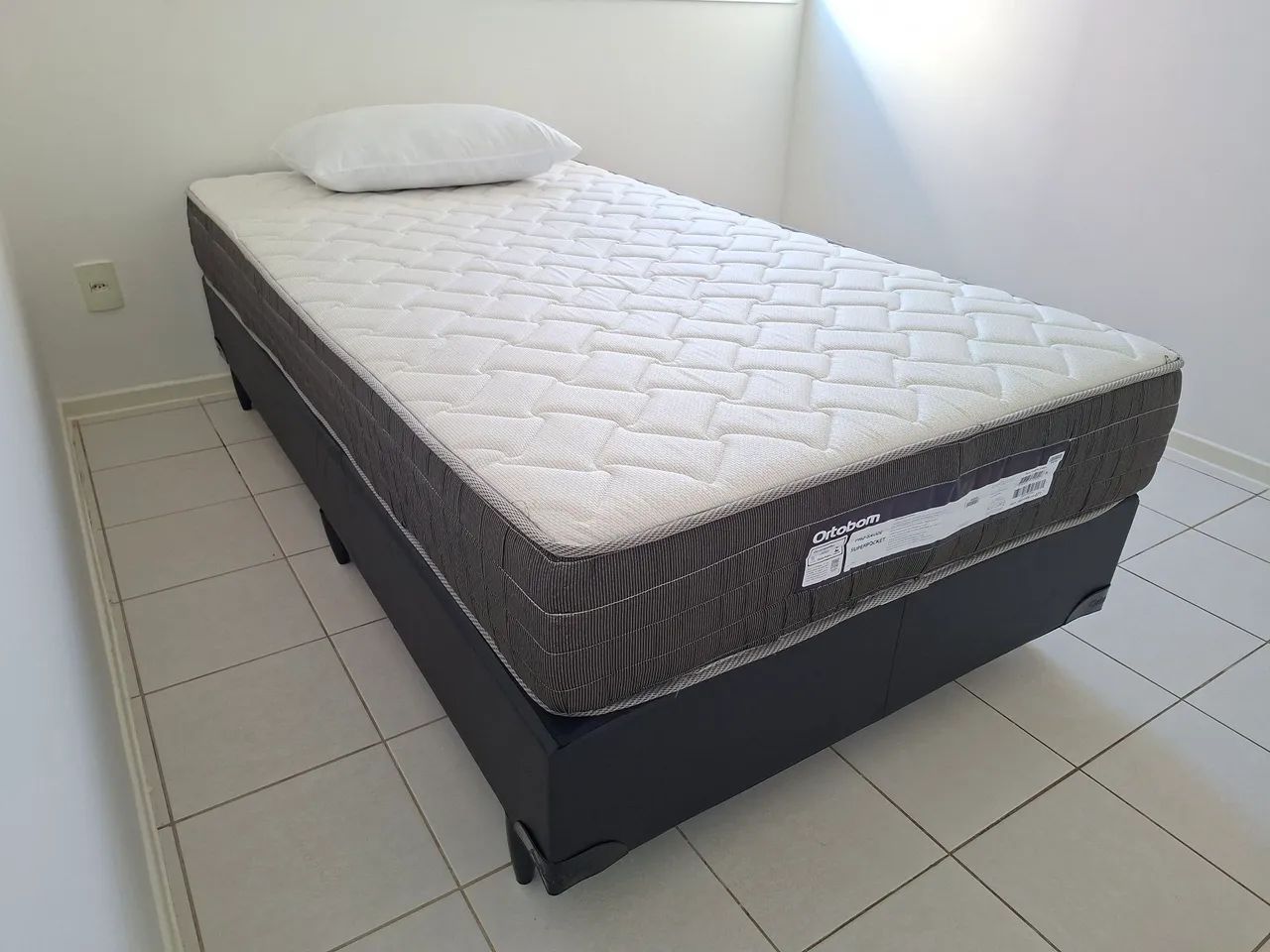 Cama Box Solteiro Extra Ortobom Pró-Saude Superpocket - Foto 4
