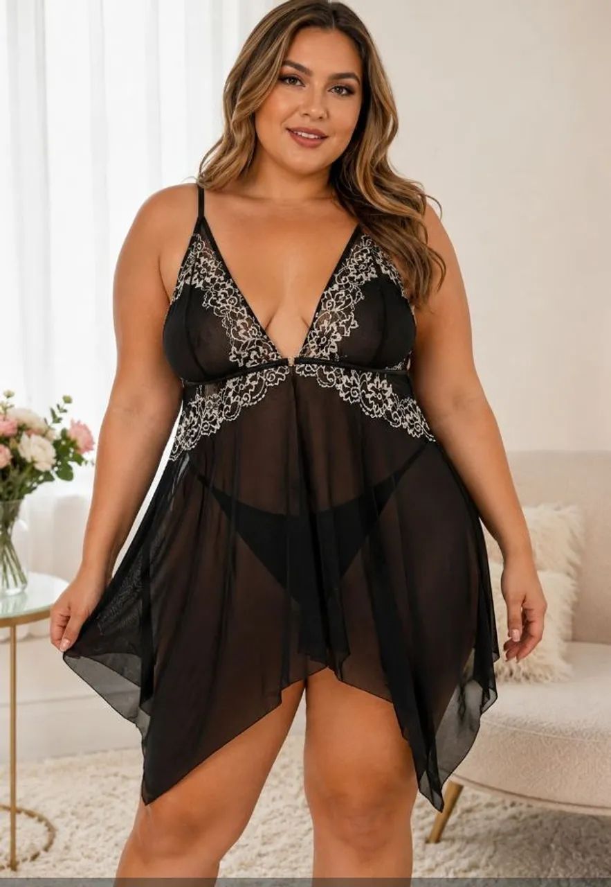 Lote de 12 camisola plus size 