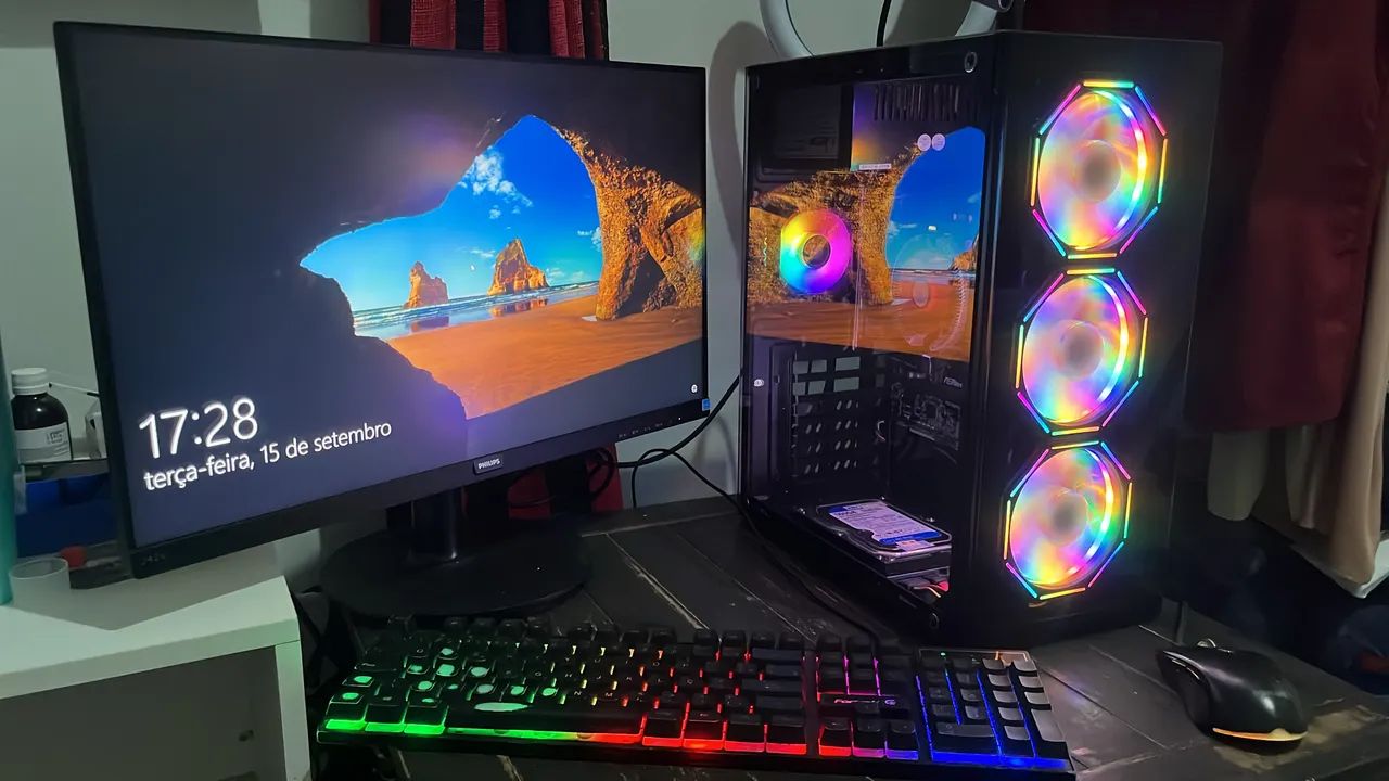 PC GAMER COMPLETO RYZEN 33200G VEGA 8