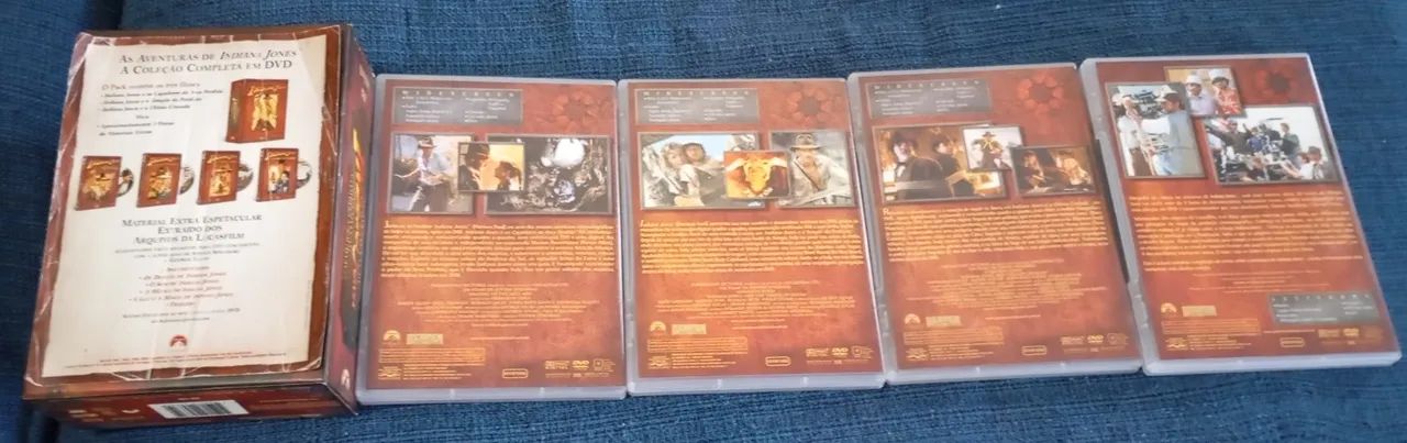 Box DVD Indiana Jones  Original - Foto 2