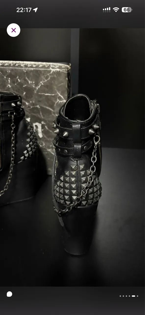 Bota gótica demonia poison original  - Foto 5