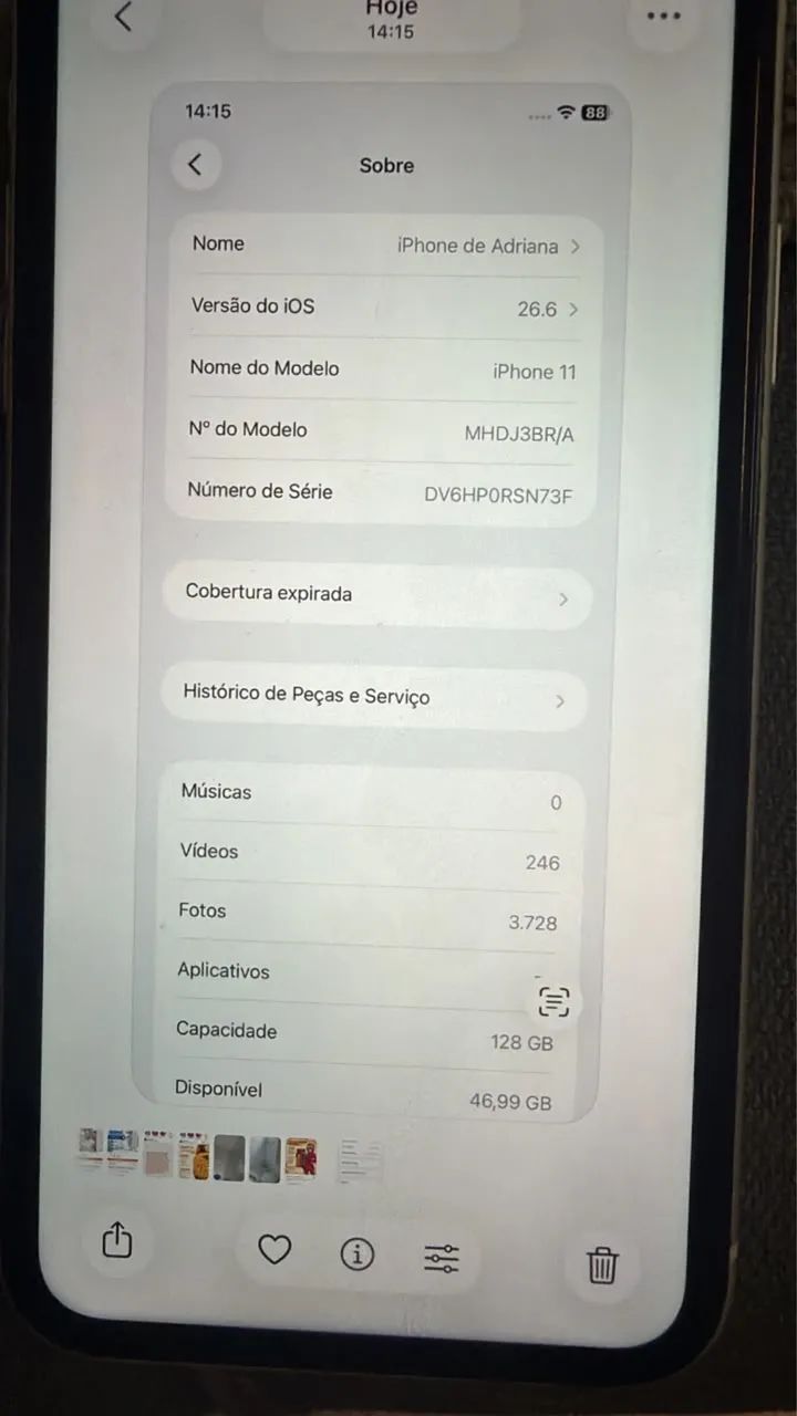 iPhone 11 branco 128g - Foto 3