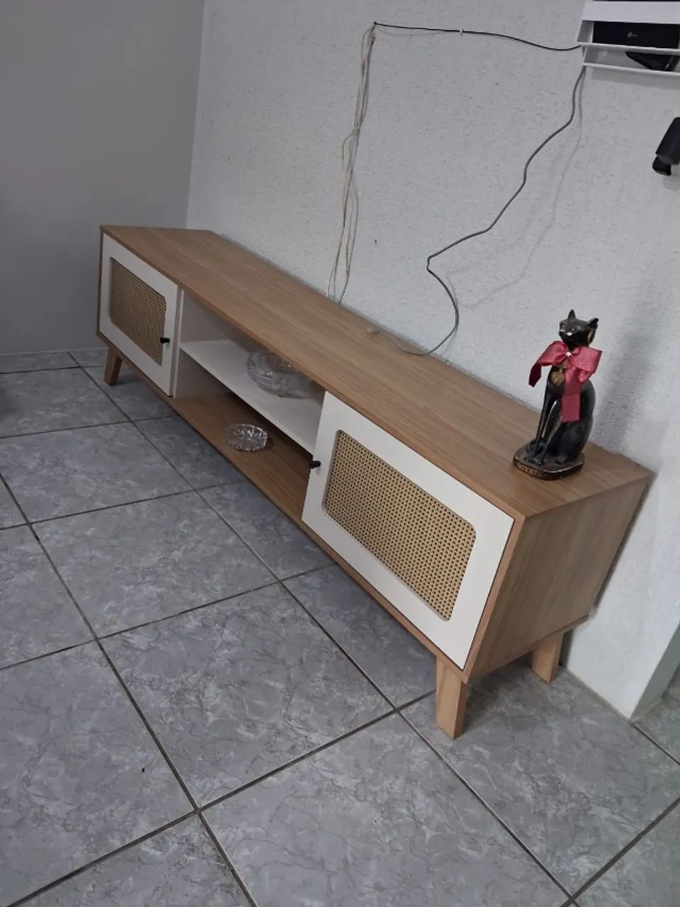 Rack retrô em MDF e MDP 180cm