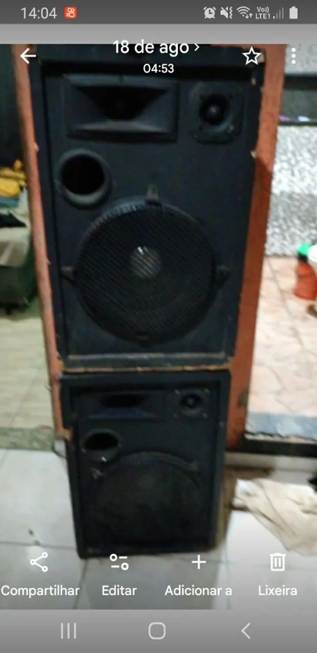 MESA DE SOM DIGITAL COM DUAS CAIXAS SUPER POTENTE - Foto 4