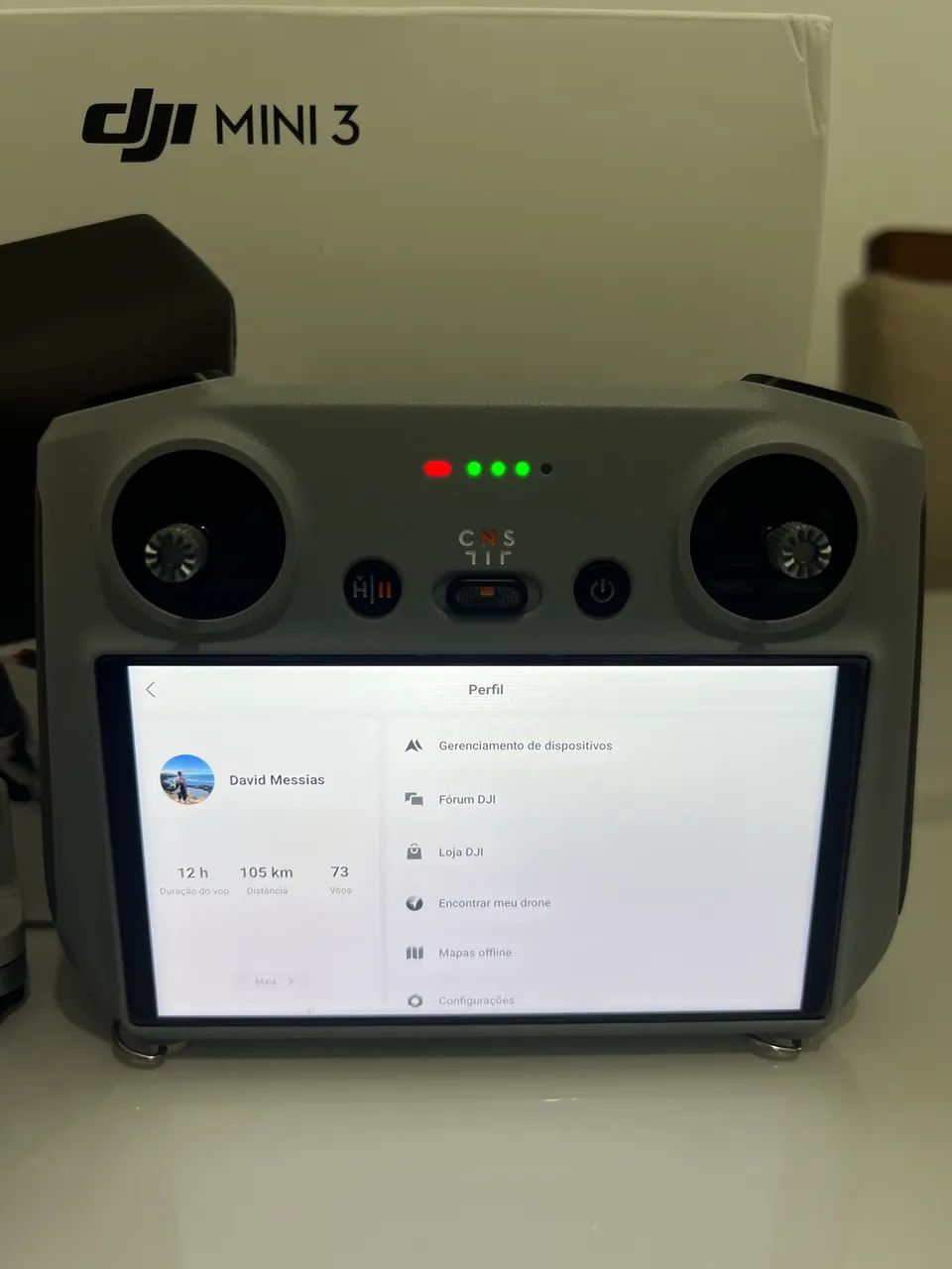 DRONE DJI MINI 3 COMBO FLY MORE COM TELA RC - Foto 3