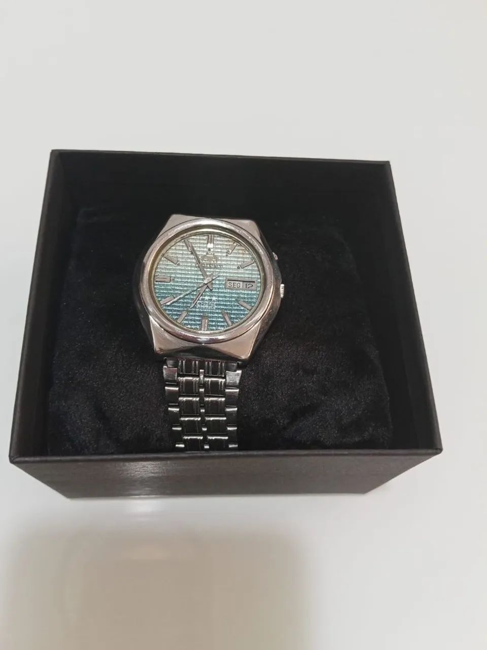 ORIENT CRYSTAL Tristar Gradial Blue - impecável  - Foto 4