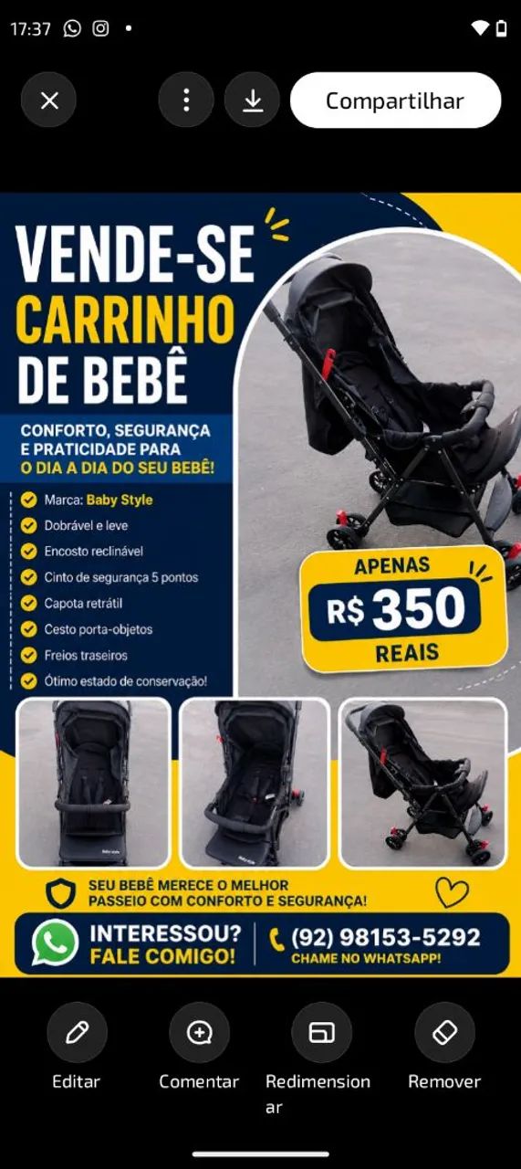 Carrinho de bebê 