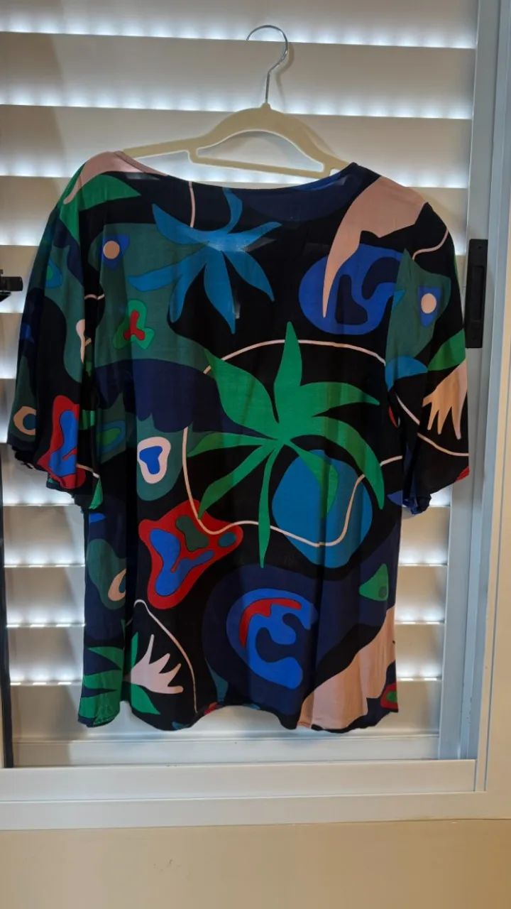 Blusa estampada Cantão tamanho G - Foto 2