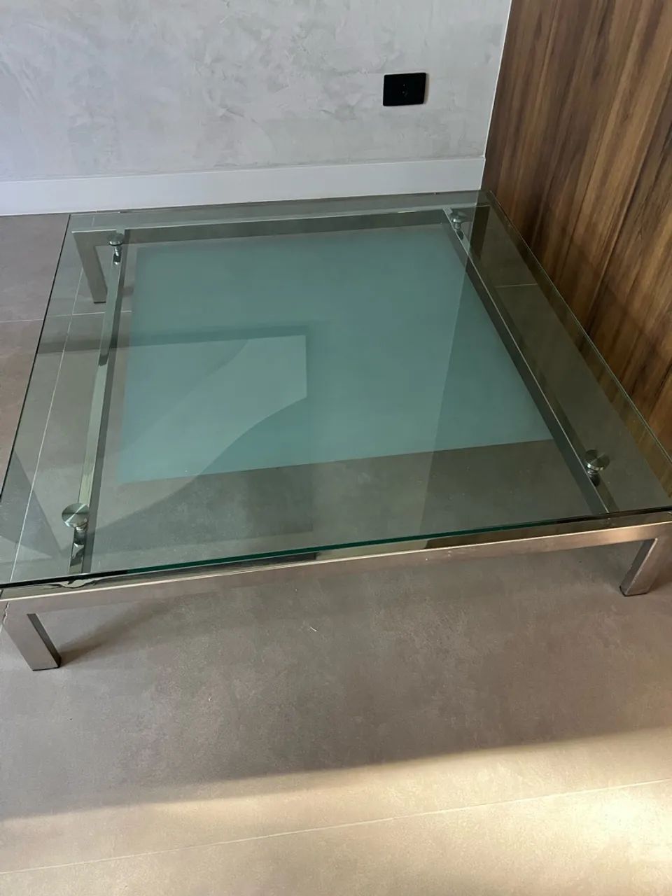 Mesa de centro moderna de vidro - Foto 2