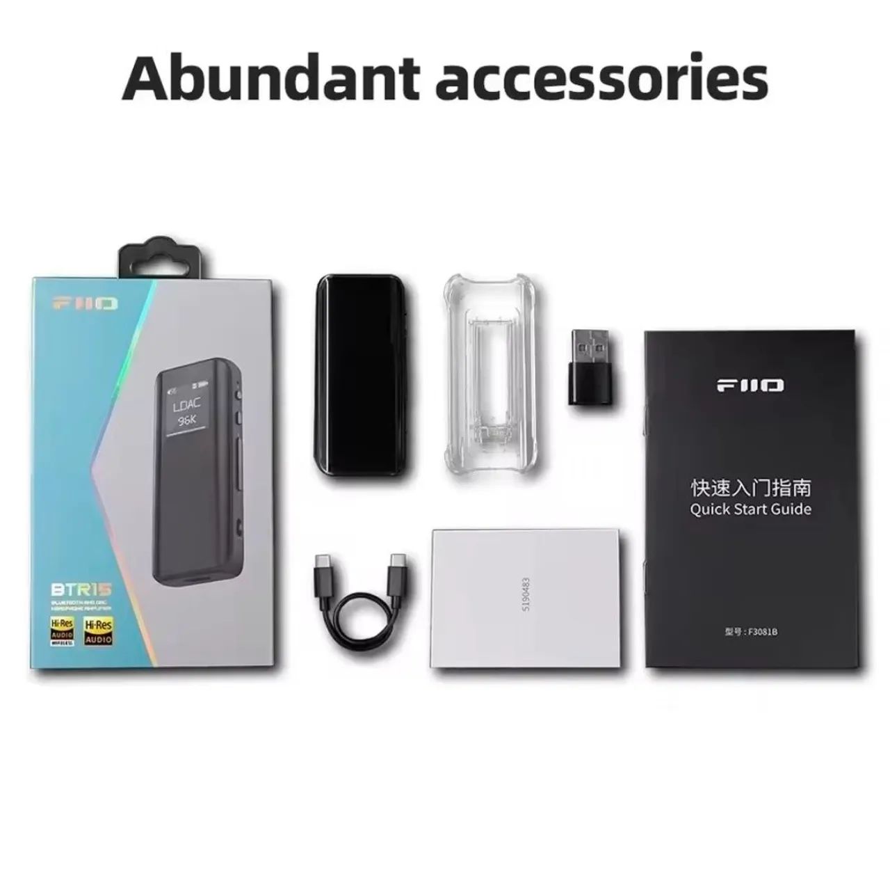 Receptor BT Fiio BTR15 Gold DAC e Amplificador DSD LACRADO - Foto 3