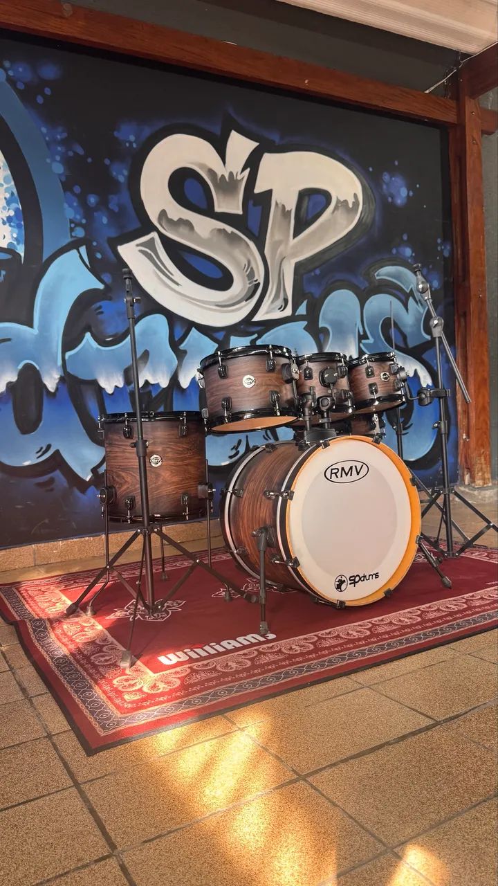 Bateria Rmv Cross 3 Tons Bumbo 20 Polegadas Completa Com Ferragens 