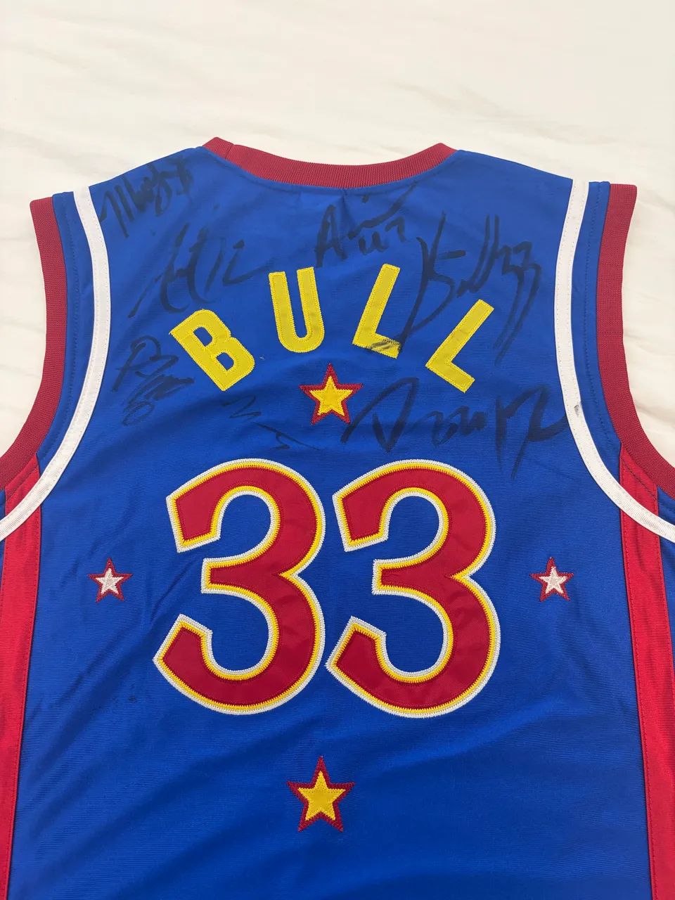 Jersey Harlem Globetrotters autografada  - Foto 3