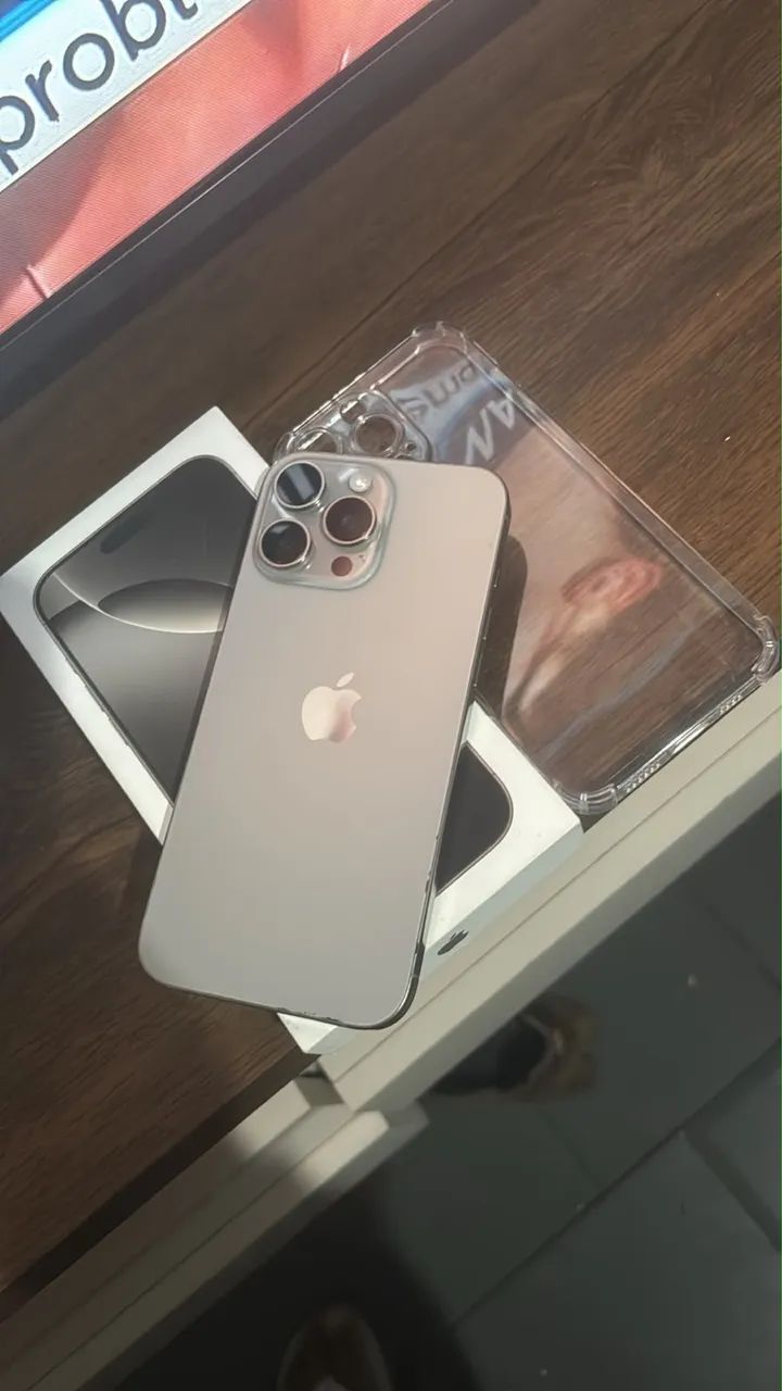 Vendo ou troco iPhone 16 pro max titânio  - Foto 5