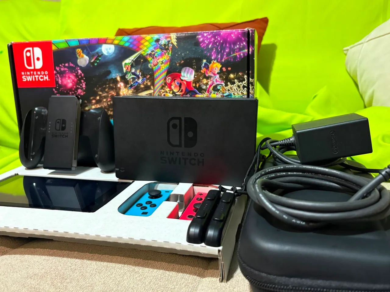 ? Vendo Nintendo Switch V2-Mario Kart 8 Deluxe desbloqueado?<br><br> - Foto 4