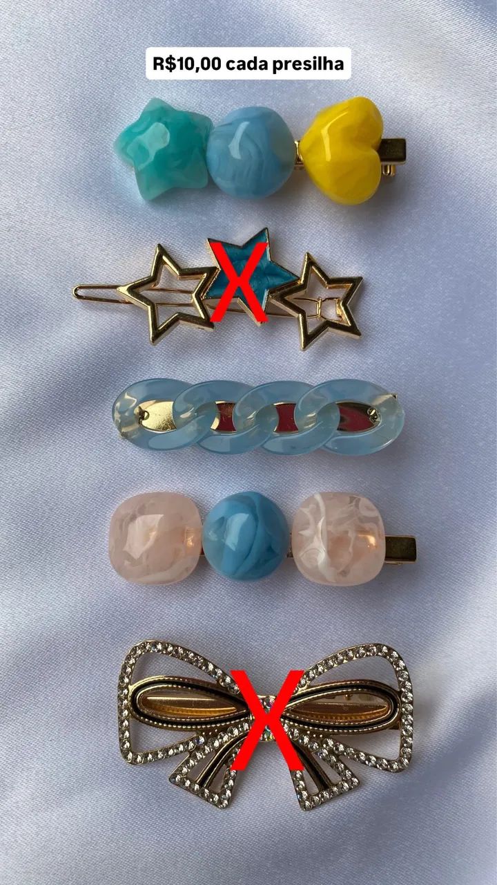 Presilhas para cabelo  - Foto 4