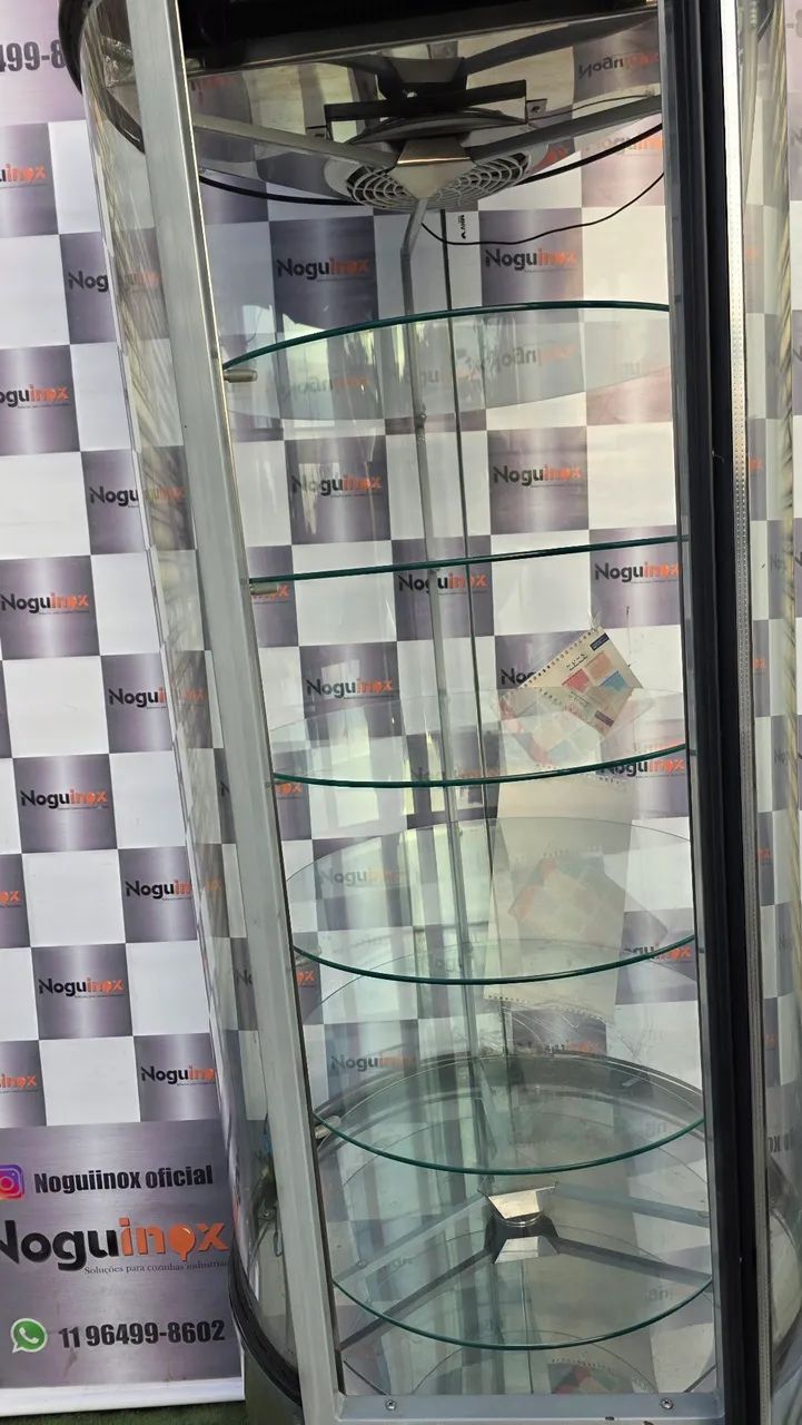 Vitrine refrigerada bolo giratória  - Foto 4