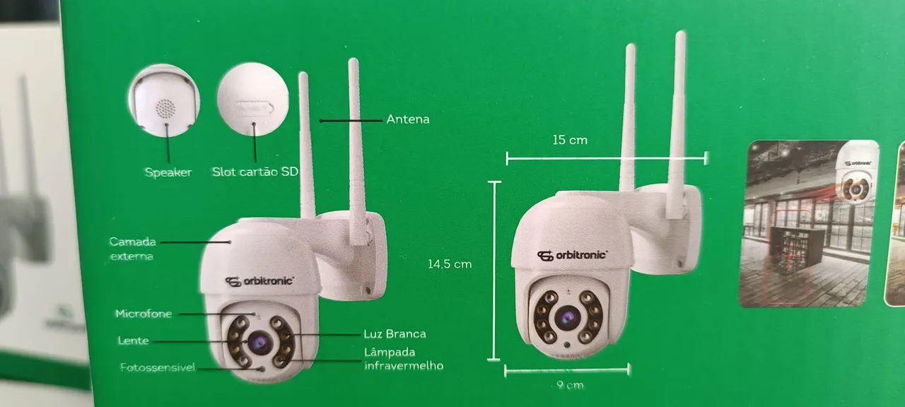 Kit de 4 câmeras Wi-fi com NVR (sem HD) - Foto 3
