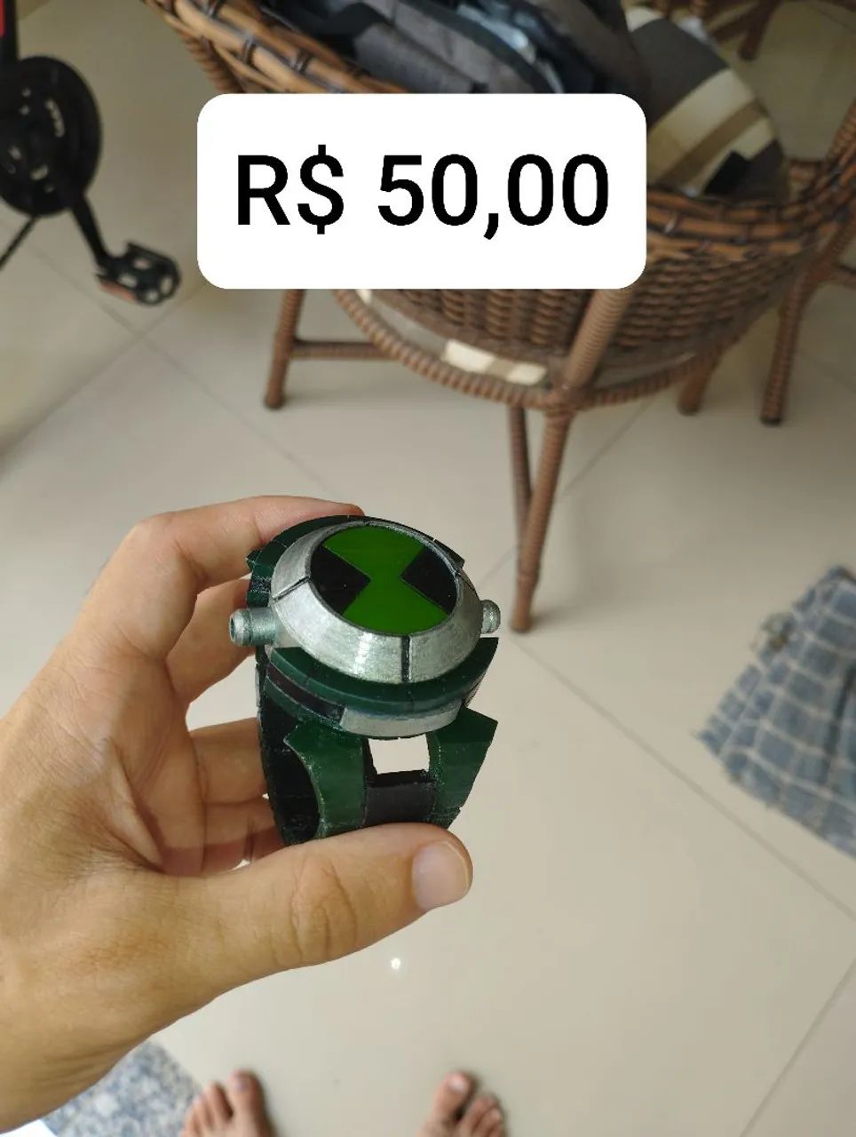 Omnitrix do Ben 10 para cosplay