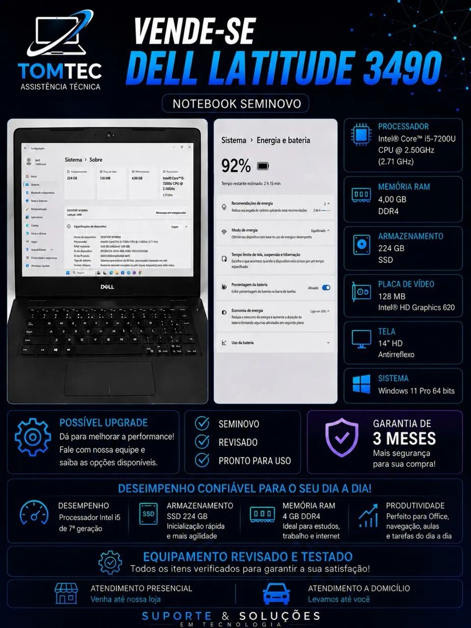 Notebook?s semi novos com garantia!!! - Foto 5