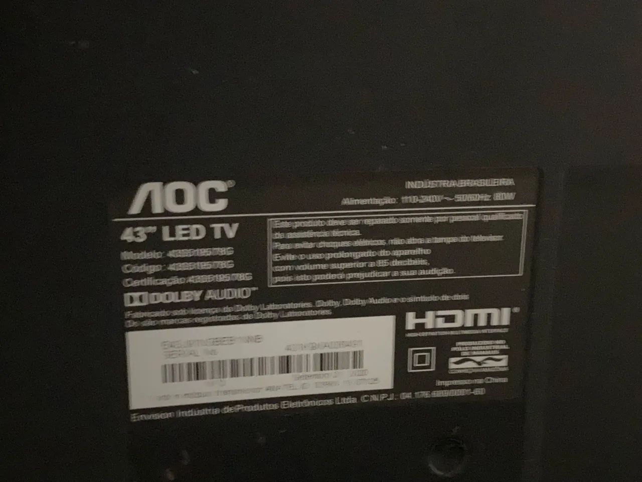 TV Led 43 polegadas  - Foto 3