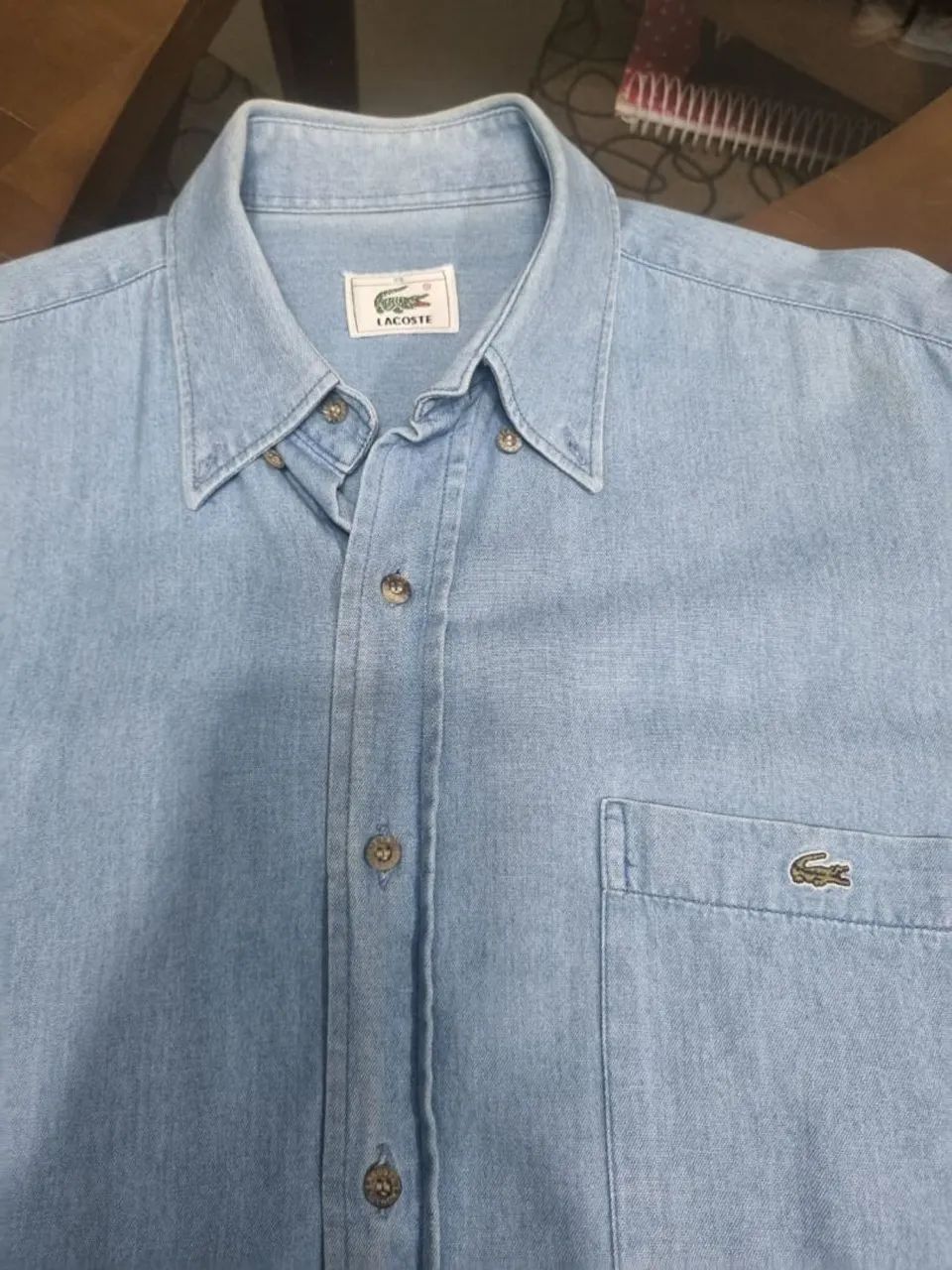 Camisa jeans Lacoste  - Foto 3