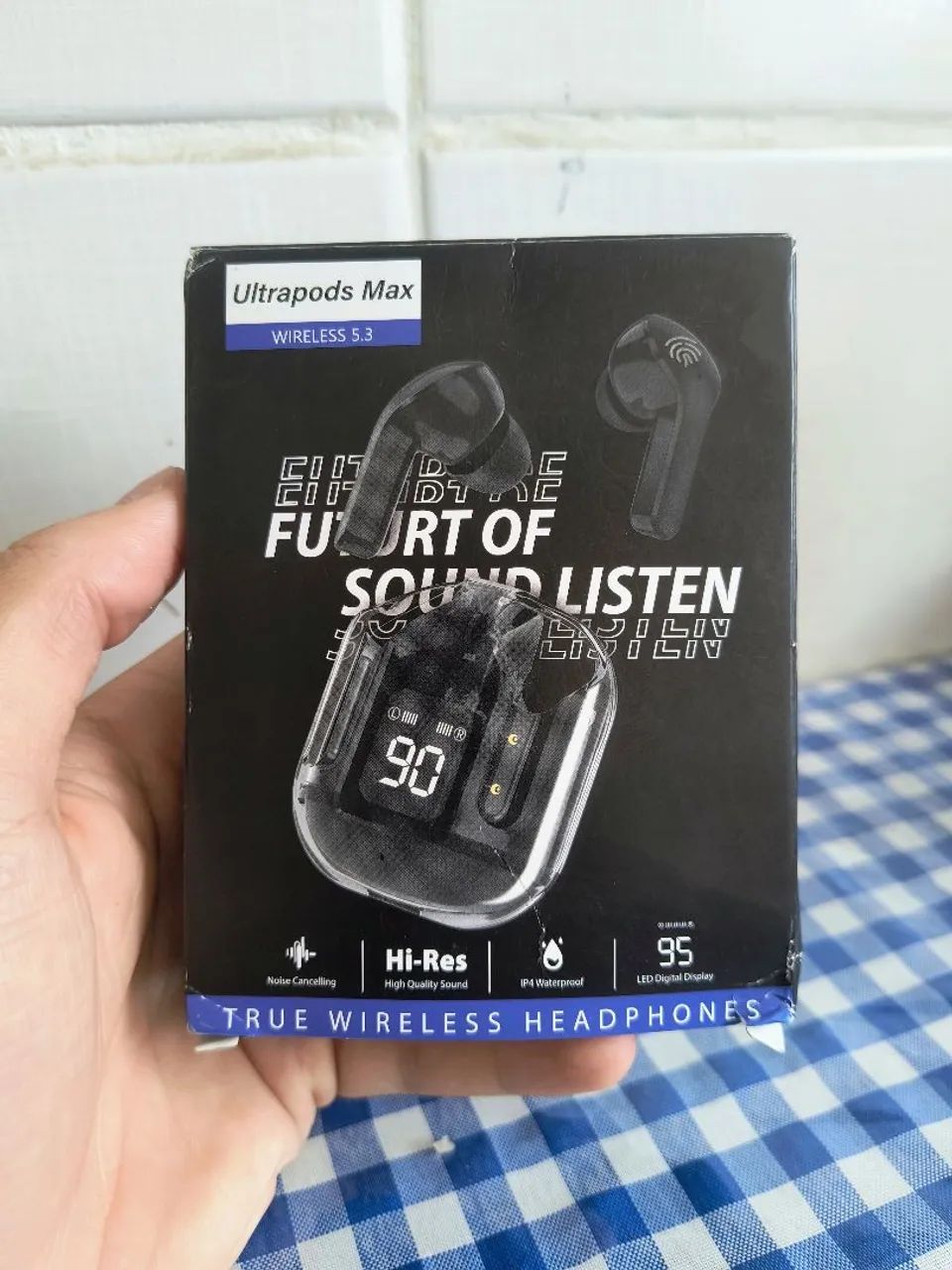 Fone Bluetooth Air31 TWS Transparente | Bluetooth 5.3 | - Foto 5