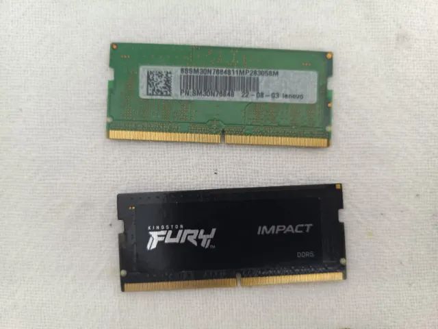 2 pentes ddr5 8gb
