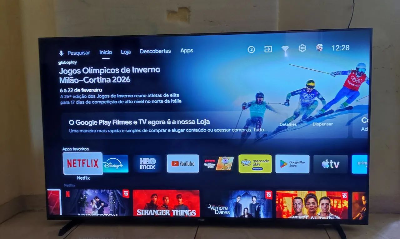 Tv Smart Philips 65 polegadas 4K Andoird Google Tv 