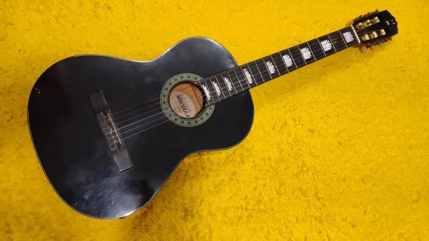 Violão Michael Com Rastilho Elétrico Bom Estado