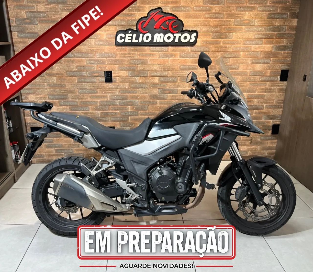 CB 500X  PRETA 2019/2019