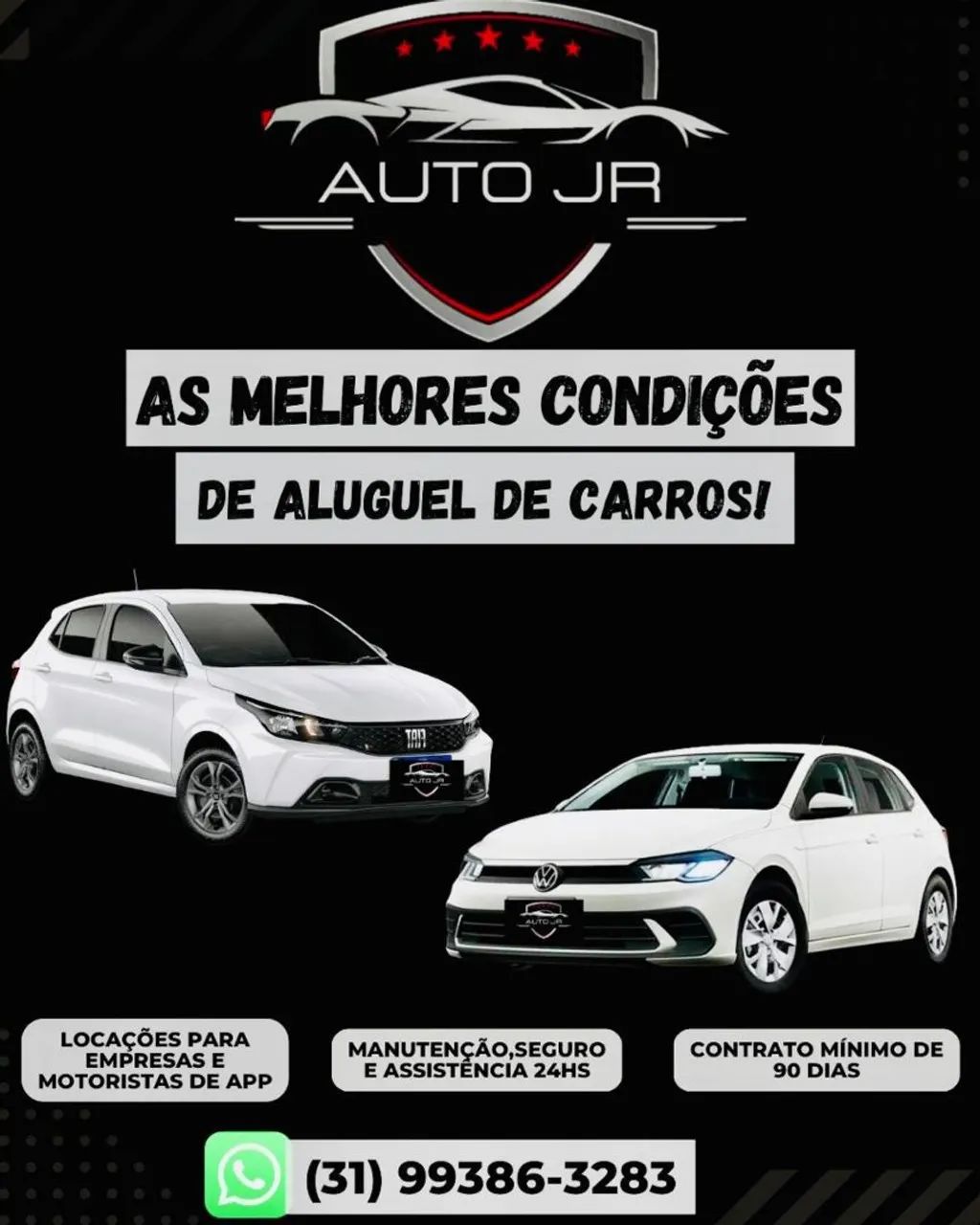 Aluguel / locação de veículos / carros (Uber e 99)