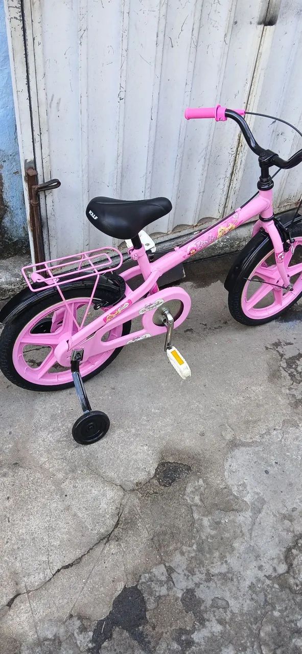 Bicicleta aro 16 cor rosa  - Foto 5