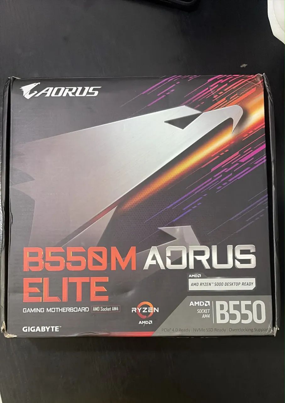 Placa mãe b550M NUNCA USADA - Foto 2