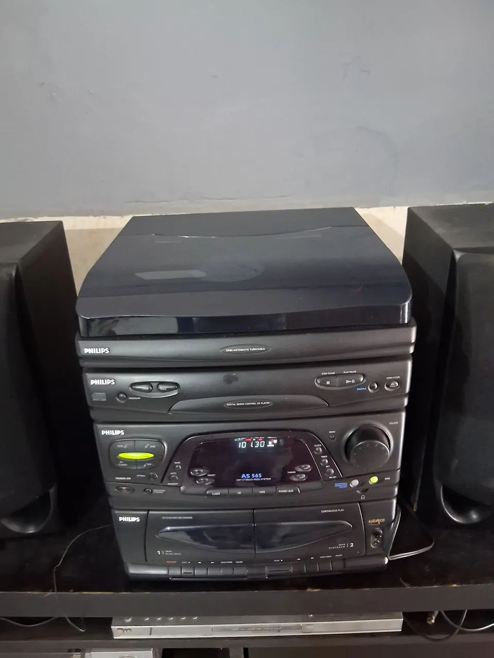 Ap. Som Philips....toca discos..radio FM...cd auxiliar  - Foto 4