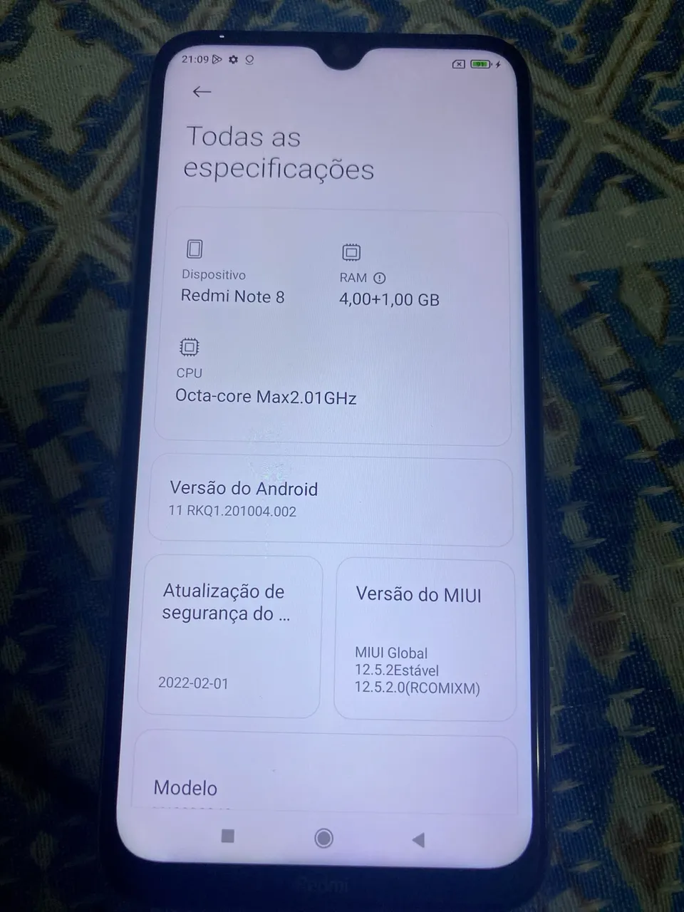 Celulares XIAOMI REDMI NOTE 8 PRO Usados na Bahia