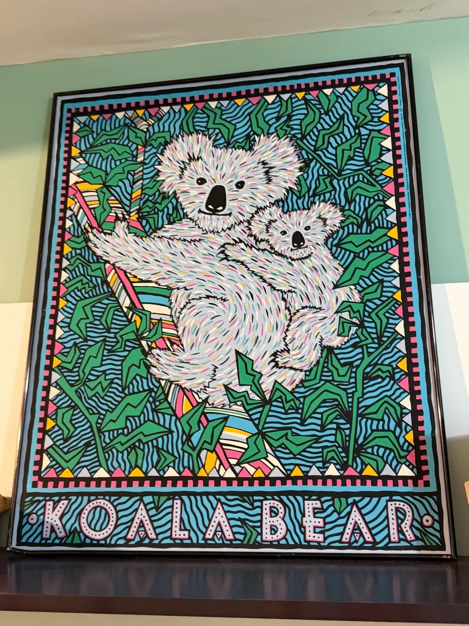 Quadro Koala mãe/bebe bem fofo