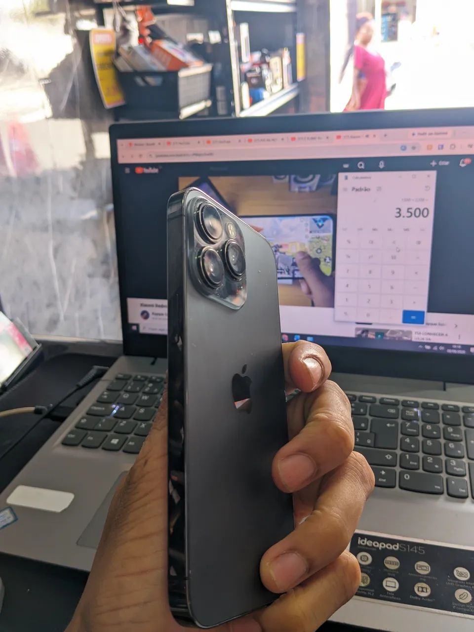 Iphone 13 pro 128gb todo original pra vender hj tem conversa - Foto 2